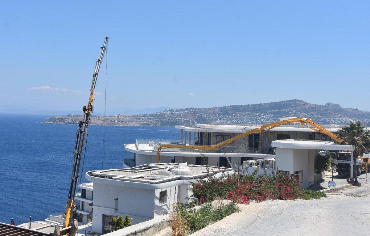 Bodrum’da yasağa rağmen inşaatlar sürüyor