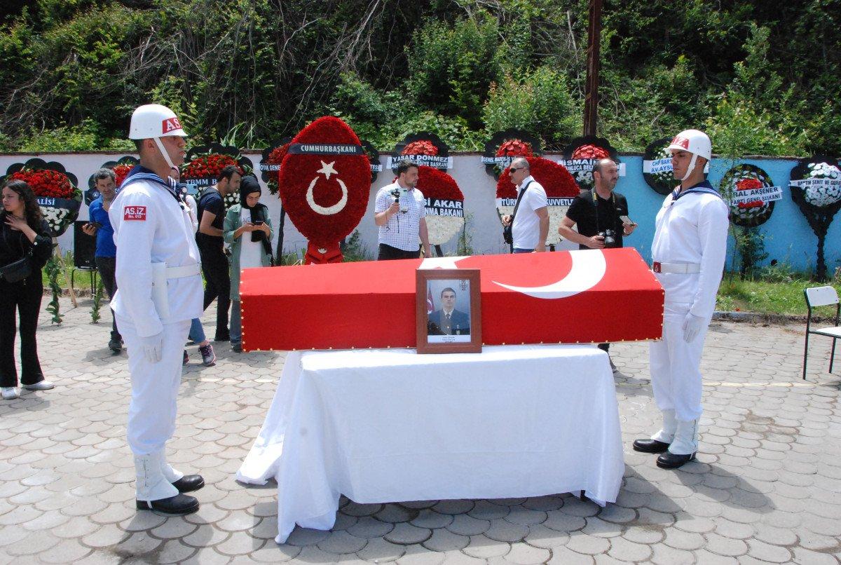 Kıbrıs'ta şehit olan Uzman Çavuş Fatih Özkaya, Bartın'da toprağa verildi