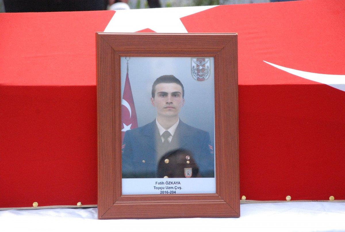 Kıbrıs'ta şehit olan Uzman Çavuş Fatih Özkaya, Bartın'da toprağa verildi
