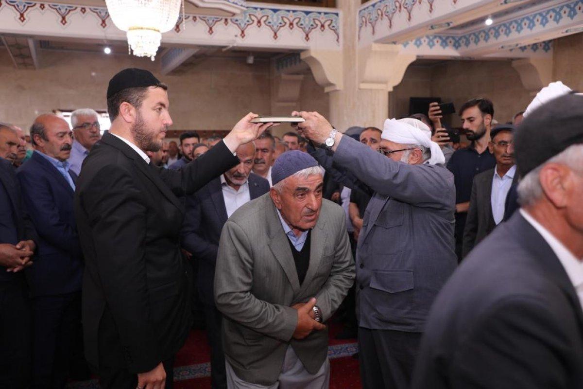 Bitlis'te husumetli aileler törenle barıştırıldı