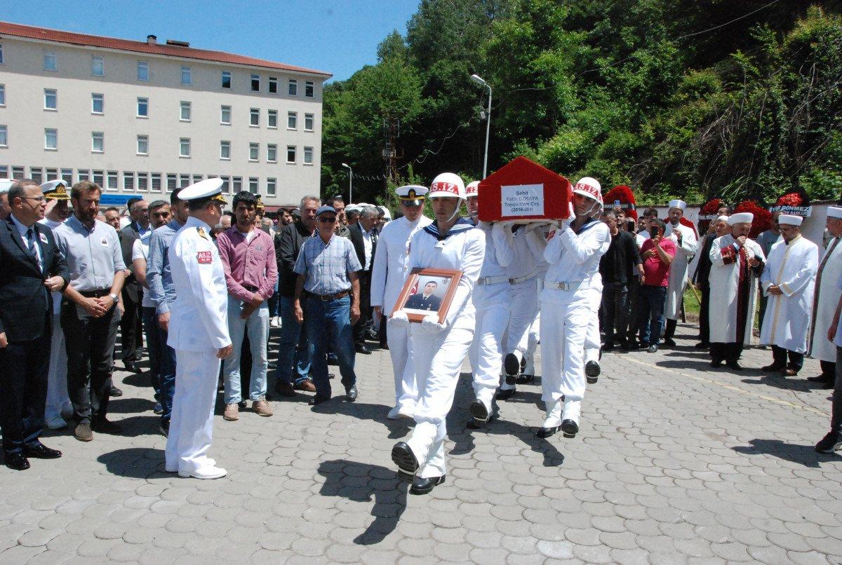 Kıbrıs'ta şehit olan Uzman Çavuş Fatih Özkaya, Bartın'da toprağa verildi
