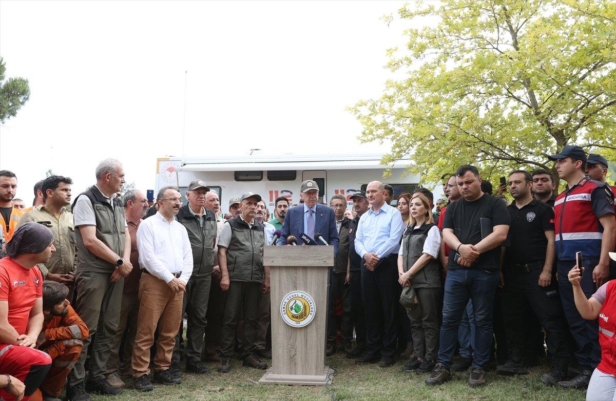 Cumhurbaşkanı Erdoğan: Yangın kontrol altında
