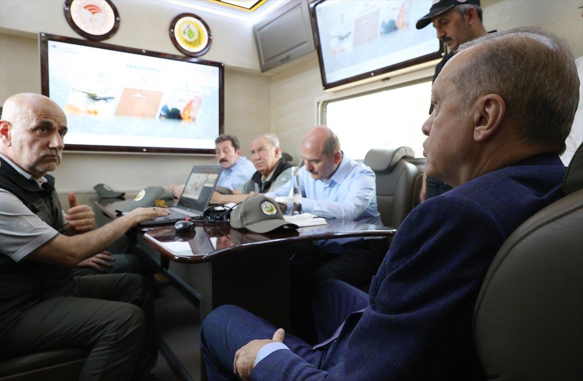 Cumhurbaşkanı Erdoğan: Yangın kontrol altında