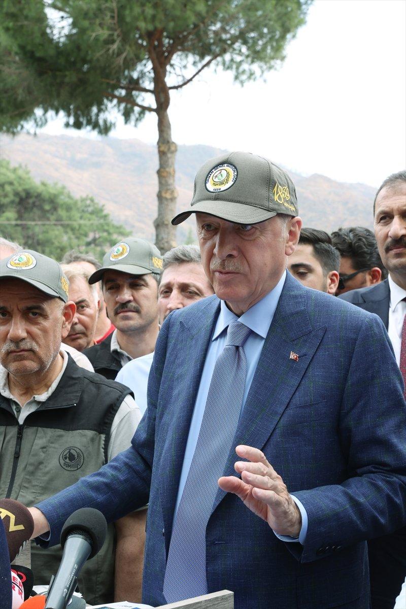 Cumhurbaşkanı Erdoğan: Ormanımdan bir ağaç kesenin boynunu vururum