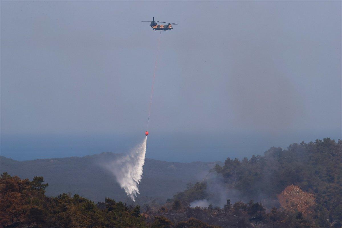 Marmaris'teki yangında son durum