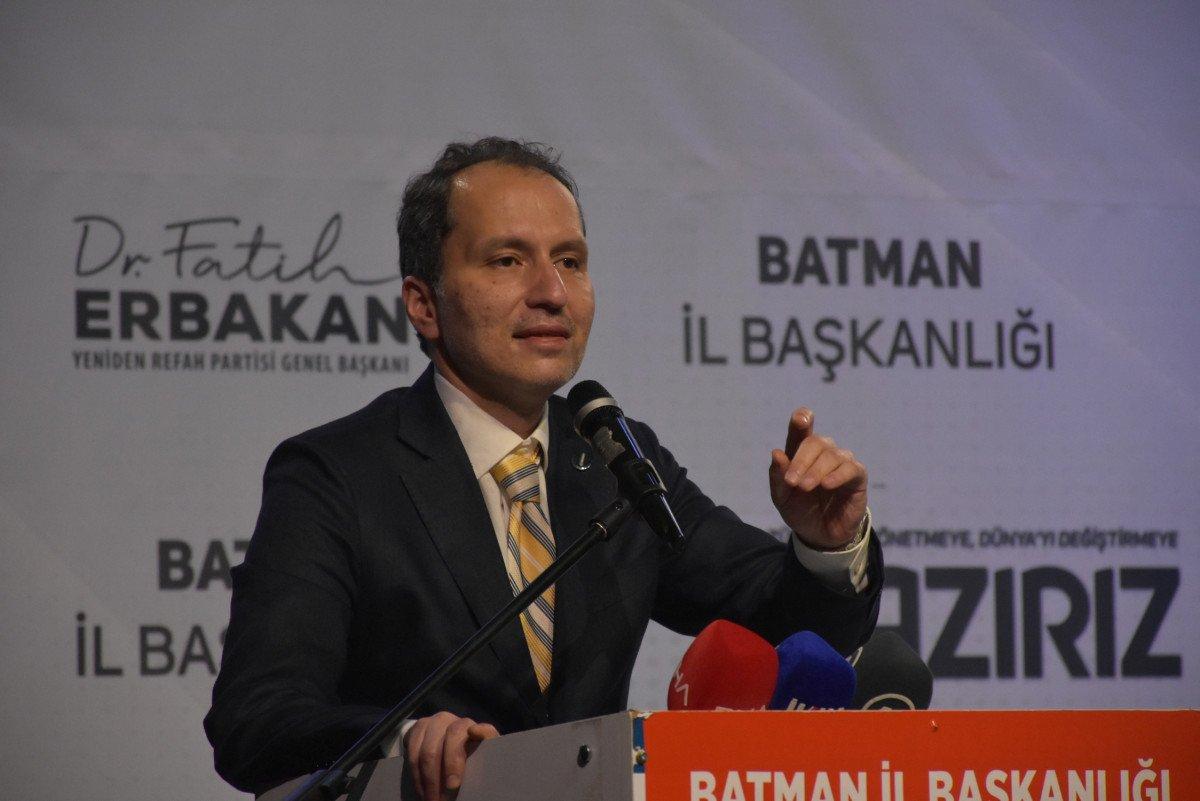 Fatih Erbakan'dan 6'lı masaya eleştiri