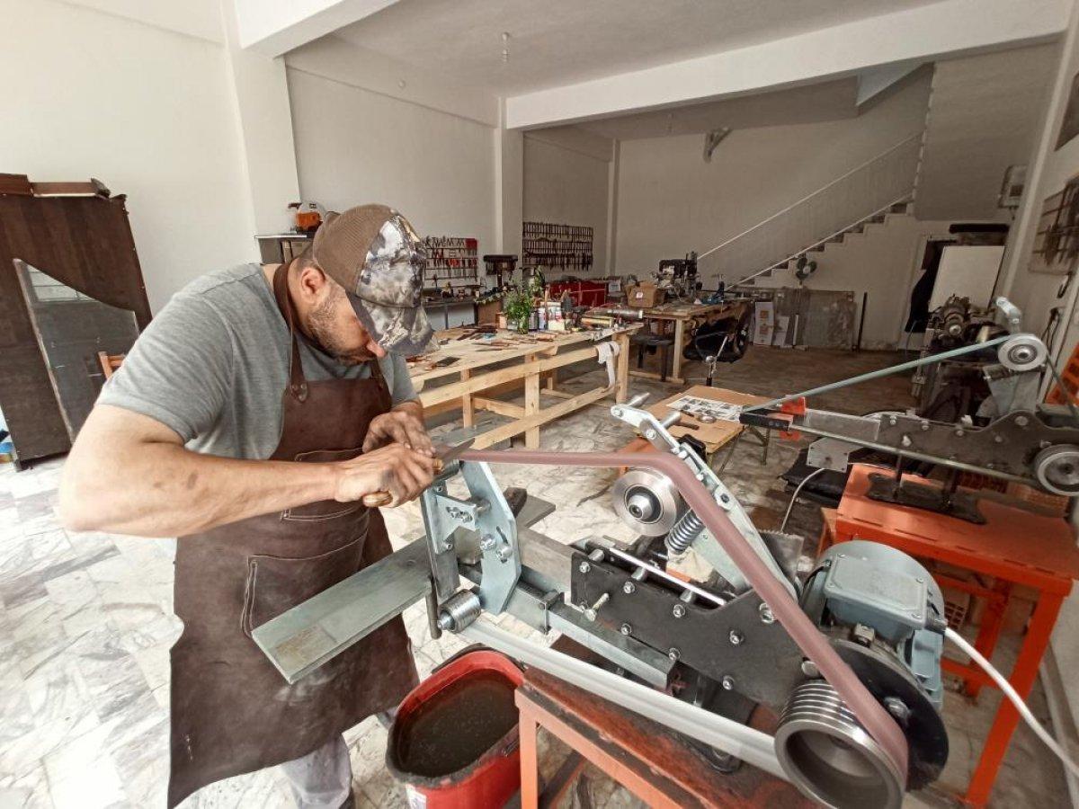 Bıçak ustalarının bayram mesaisi