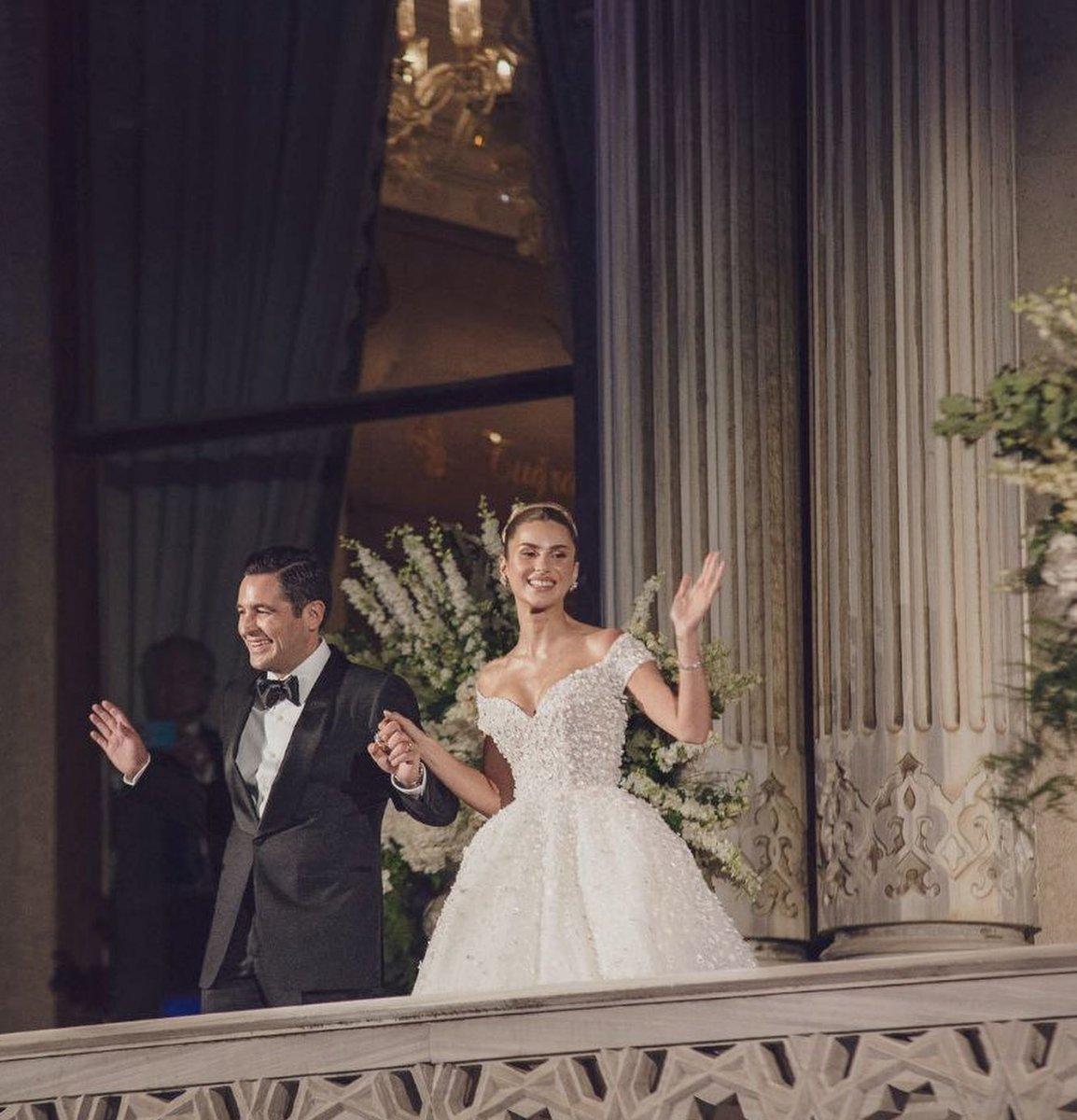 Nazlı Sabancı’nın gelinliği beğenildi