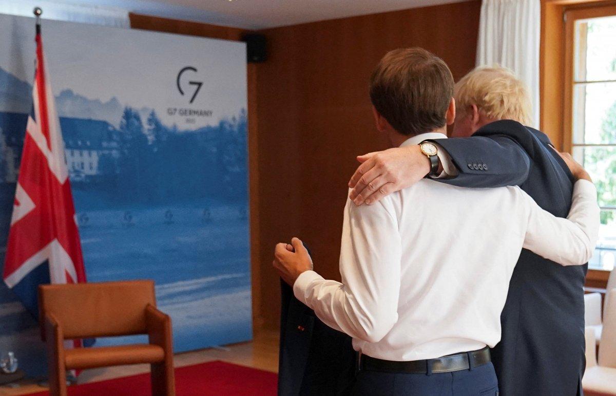 Boris Johnson ve Emmanuel Macron arasında buzlar eridi