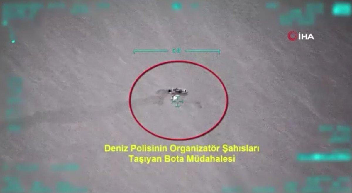 Süleyman Soylu, İHA ile tespit edilen kaçak göçmenlerin görüntülerini paylaştı