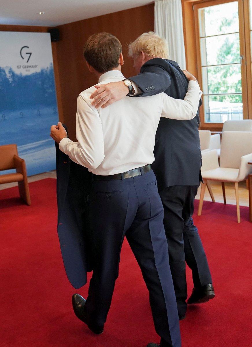 Boris Johnson ve Emmanuel Macron arasında buzlar eridi