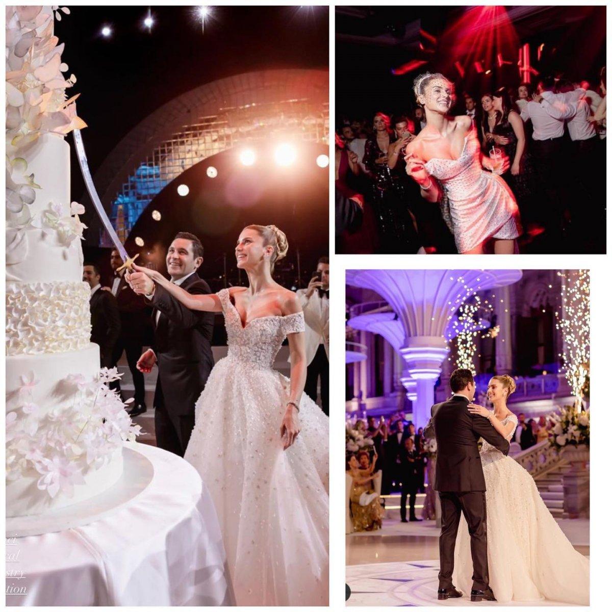 Nazlı Sabancı’nın gelinliği beğenildi