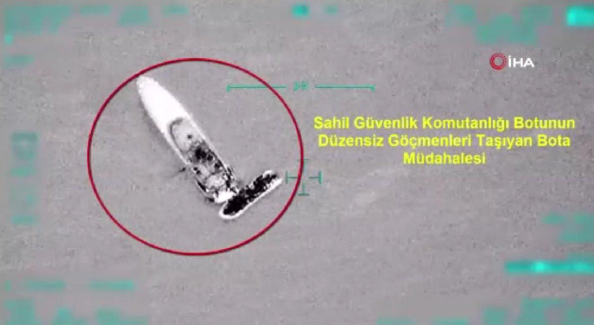 Süleyman Soylu, İHA ile tespit edilen kaçak göçmenlerin görüntülerini paylaştı