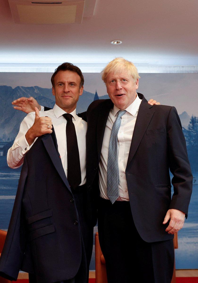 Boris Johnson ve Emmanuel Macron arasında buzlar eridi