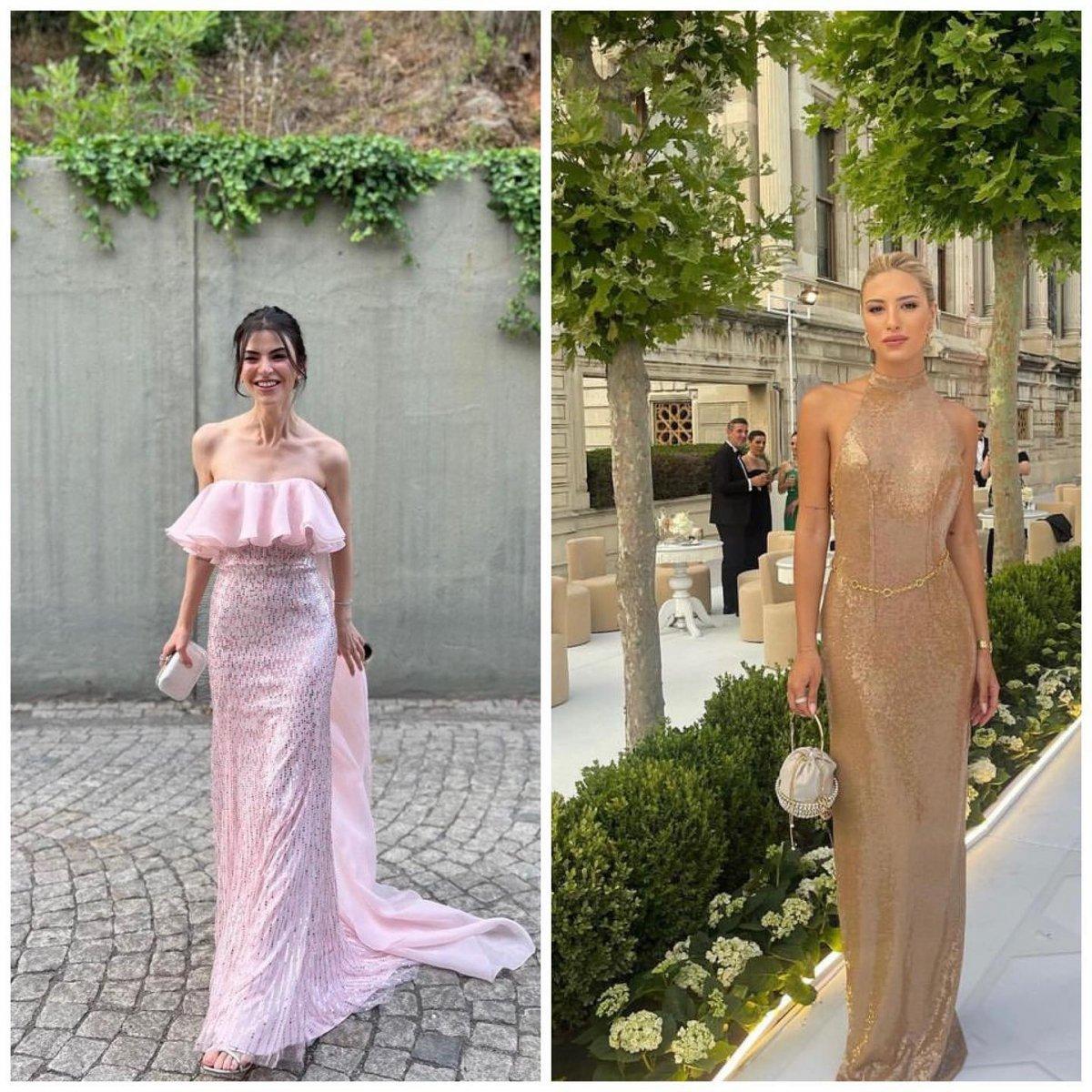 Nazlı Sabancı’nın gelinliği beğenildi