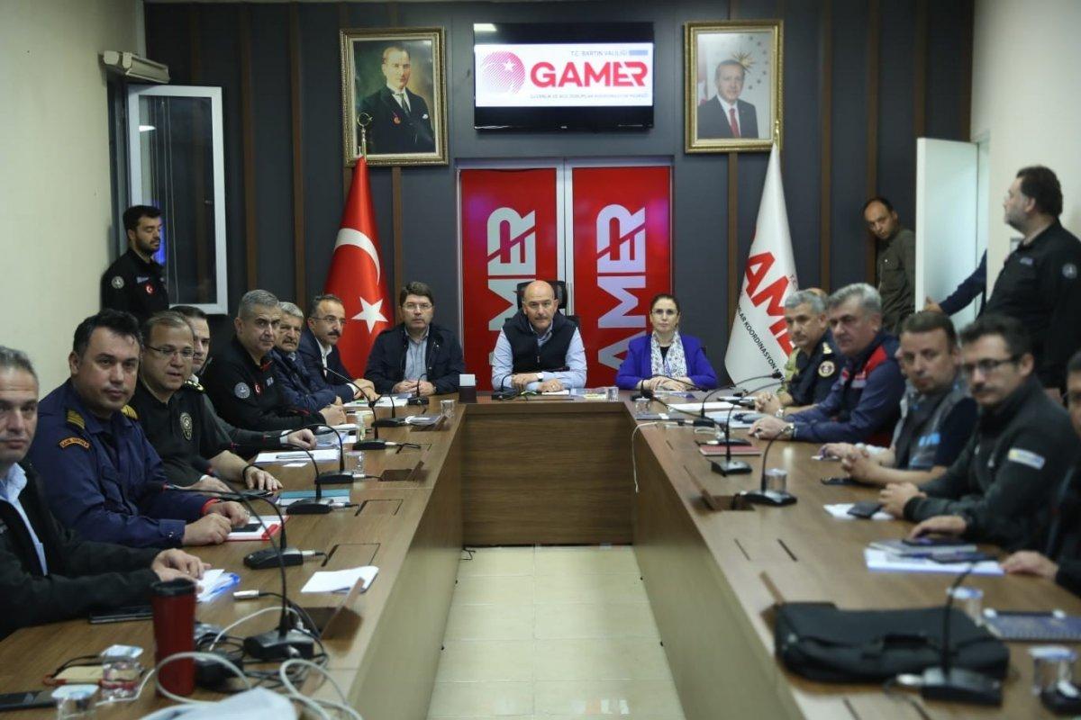 5 bakan, Batı Karadeniz'deki sel bölgesinde