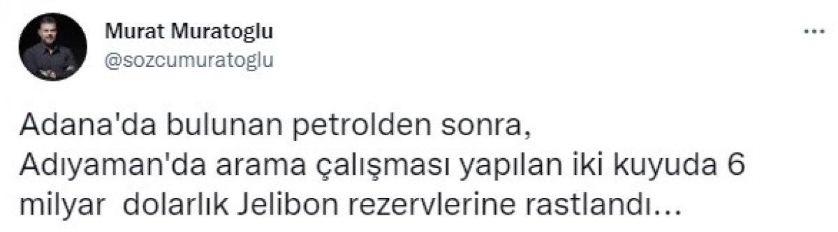 Adana’daki petrol rezervi Sözcü yazarını rahatsız etti