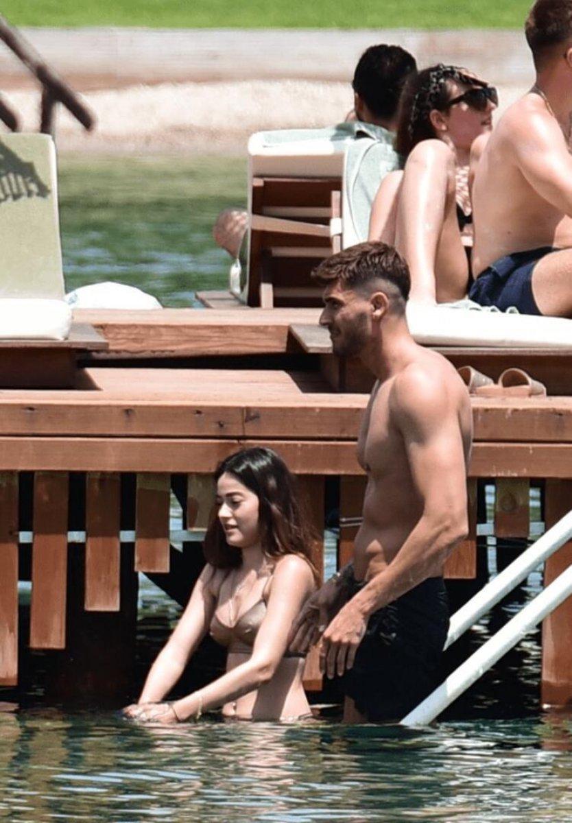 Simay Barlas ile Soner Korkmaz tatilde