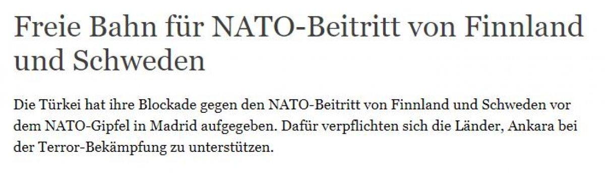 Madrid'de Türkiye, Finlandiya ve İsveç'in imzaladığı ortak bildiri dünya basınında