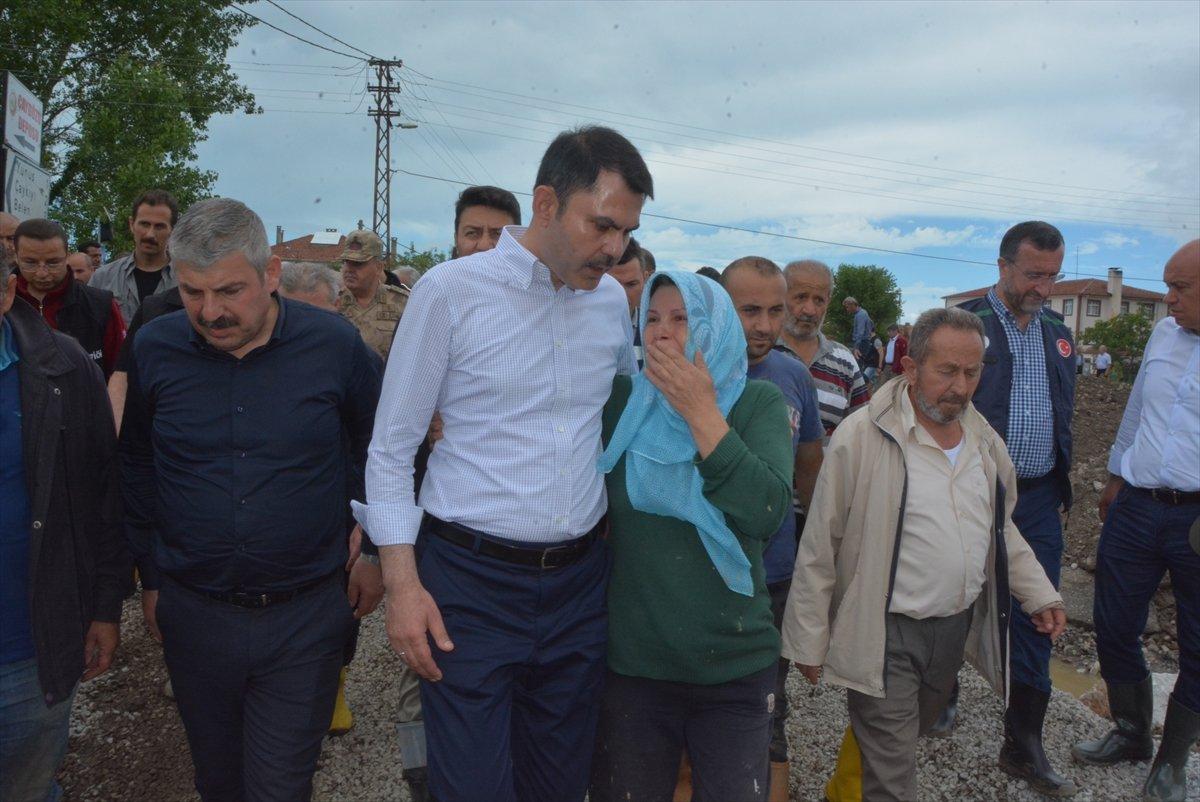 Bakan Kurum: Büyük bir felaketin önüne geçtik