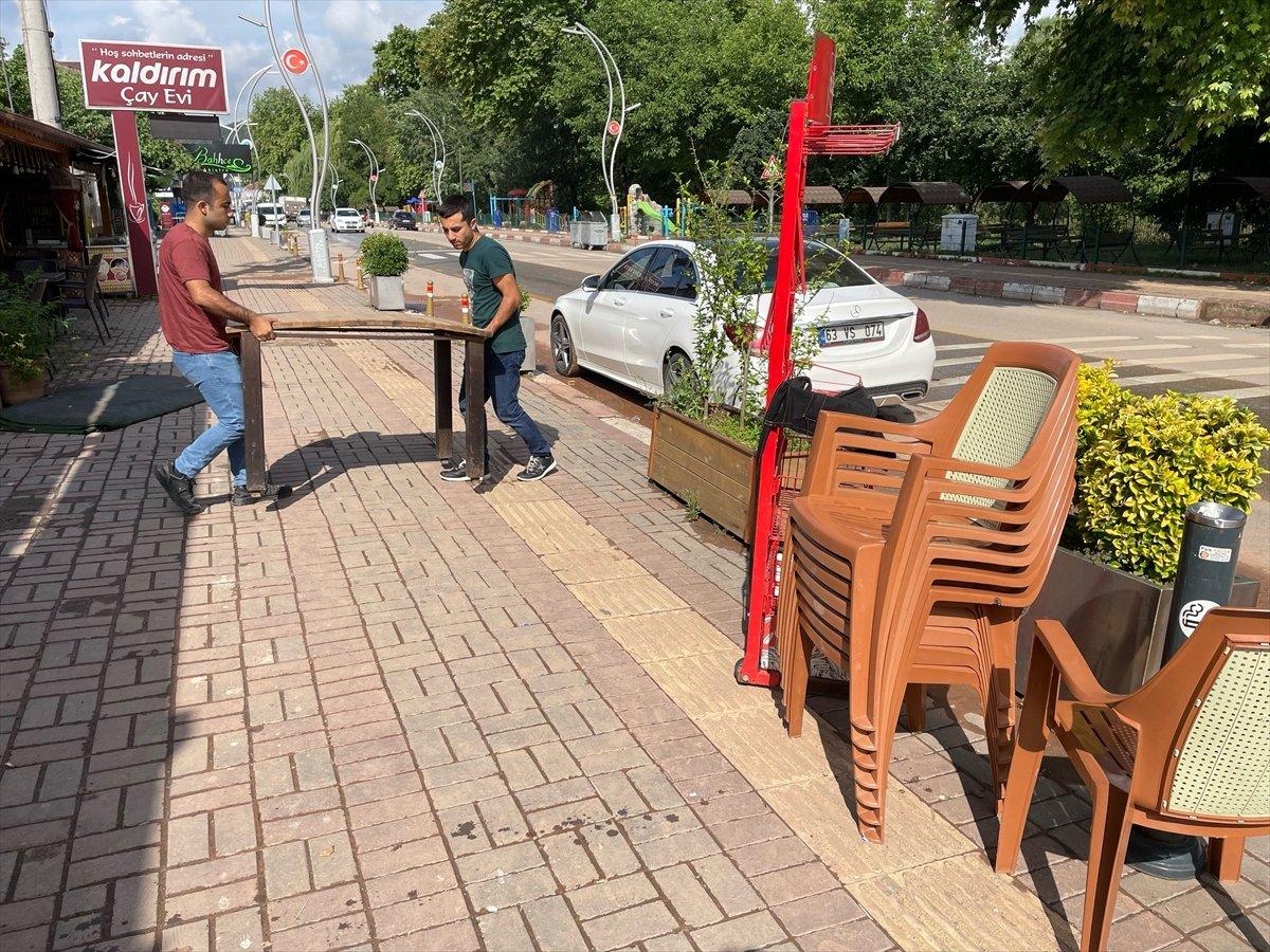 Bartın'da sel sonrası temizlik çalışmaları başladı