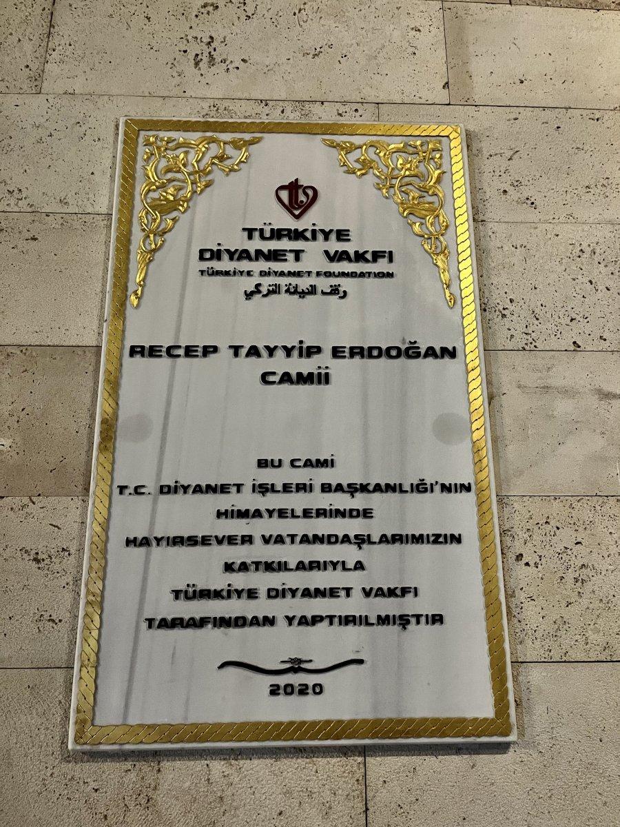 Ağrı’daki Recep Tayyip Erdoğan Camii, manzarasıyla büyülüyor