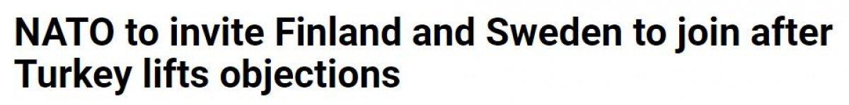 Madrid'de Türkiye, Finlandiya ve İsveç'in imzaladığı ortak bildiri dünya basınında