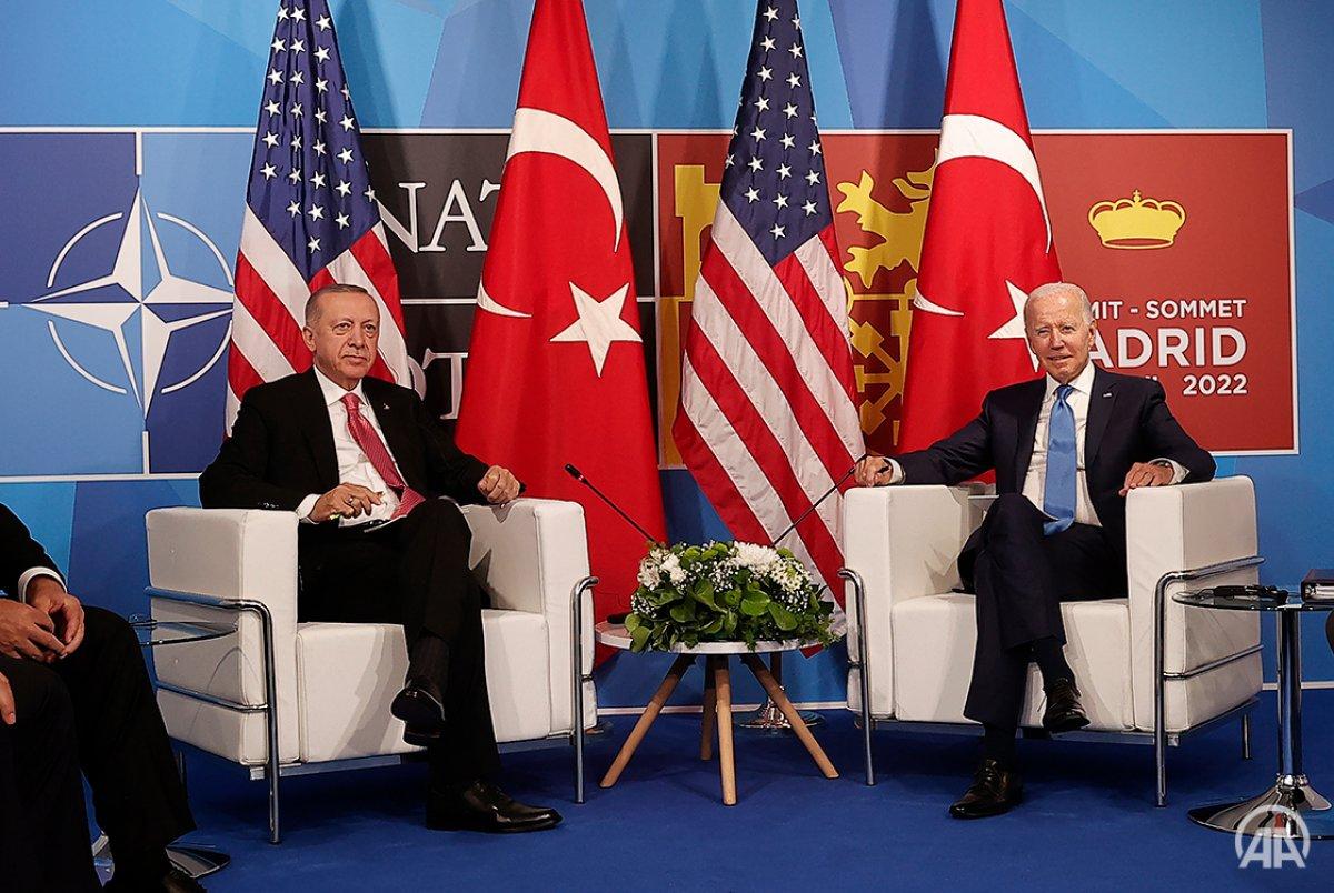 Cumhurbaşkanı Erdoğan, ABD Başkanı Joe Biden ile görüştü