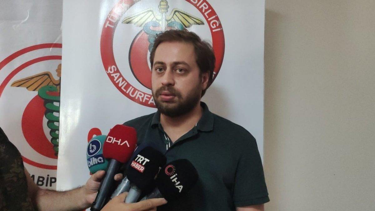 Şanlıurfa’da hasta yakınlarının darbettiği doktor konuştu