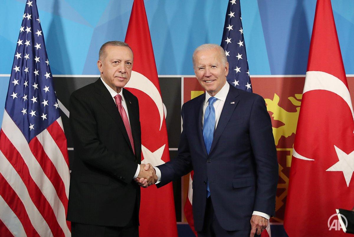 Cumhurbaşkanı Erdoğan, ABD Başkanı Joe Biden ile görüştü