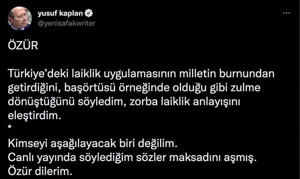 Yusuf Kaplan: Laiklerin kafası basmıyor