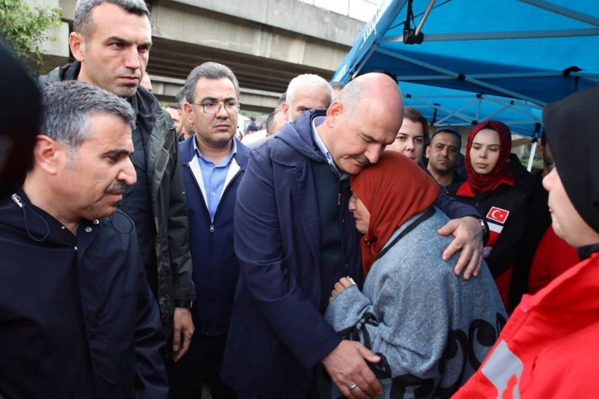 Süleyman Soylu, Düzce'deki sel bölgesine gitti