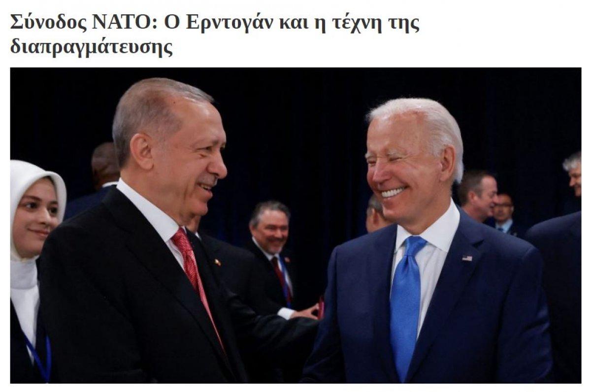 Yunan basını: Erdoğan'ın, hedeflerine ulaşabilecek politikacı olduğunu unutuyoruz