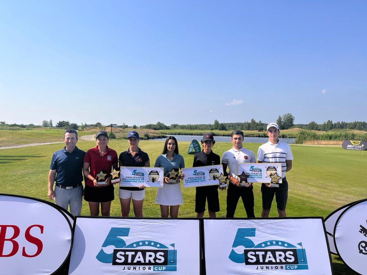 Milli Golfçülerimiz Avrupa’dan 6 Kupayla Dönüyor