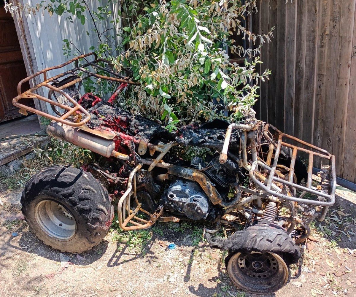 Bursa'da Yasin-i Şerif, küle dönen araçtan sağlam çıktı