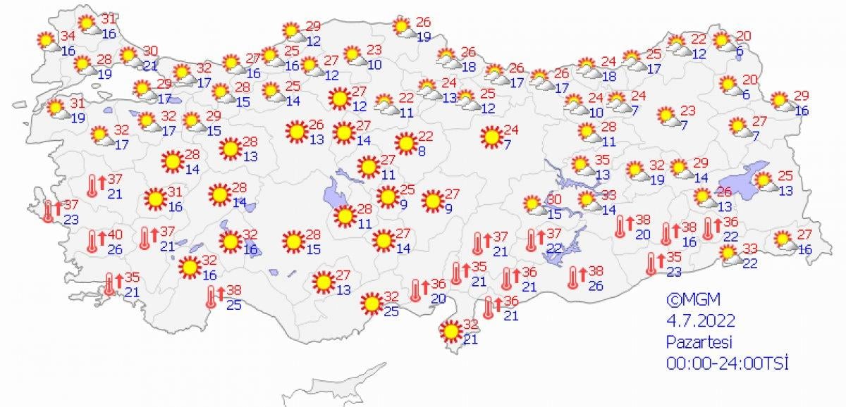 Meteoroloji'den sıcak hava uyarısı