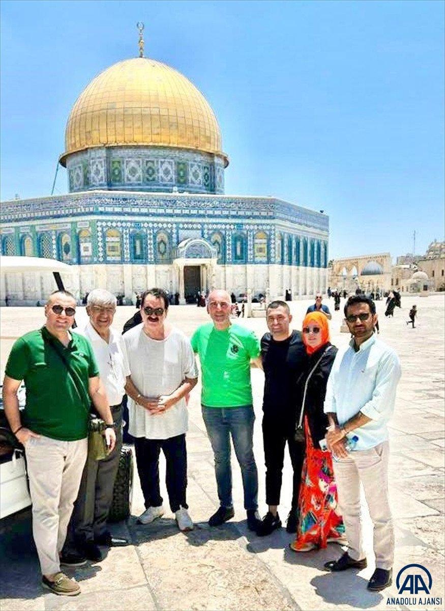 İbrahim Tatlıses Mescid-i Aksa'yı ziyaret etti