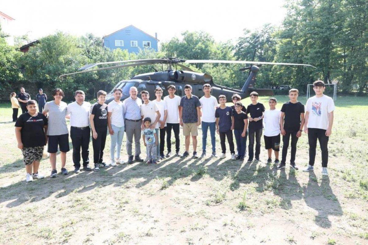 Süleyman Soylu’nun sel bölgesindeki incelemeleri devam ediyor