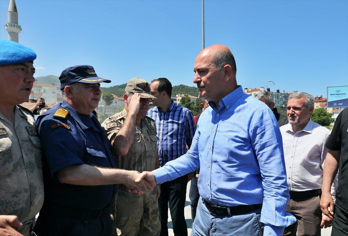 Süleyman Soylu, Kastamonu'daki sel bölgesinde