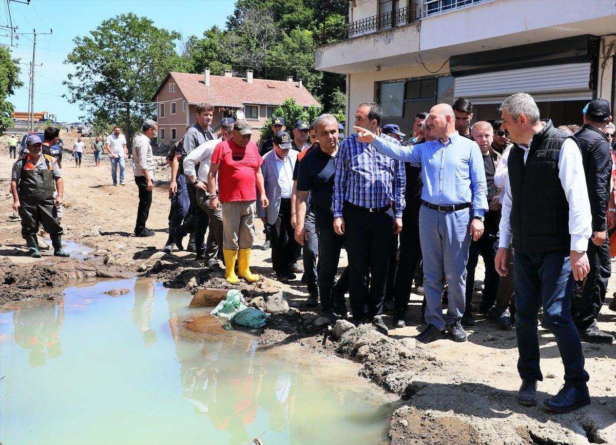 Süleyman Soylu, Kastamonu'daki sel bölgesinde