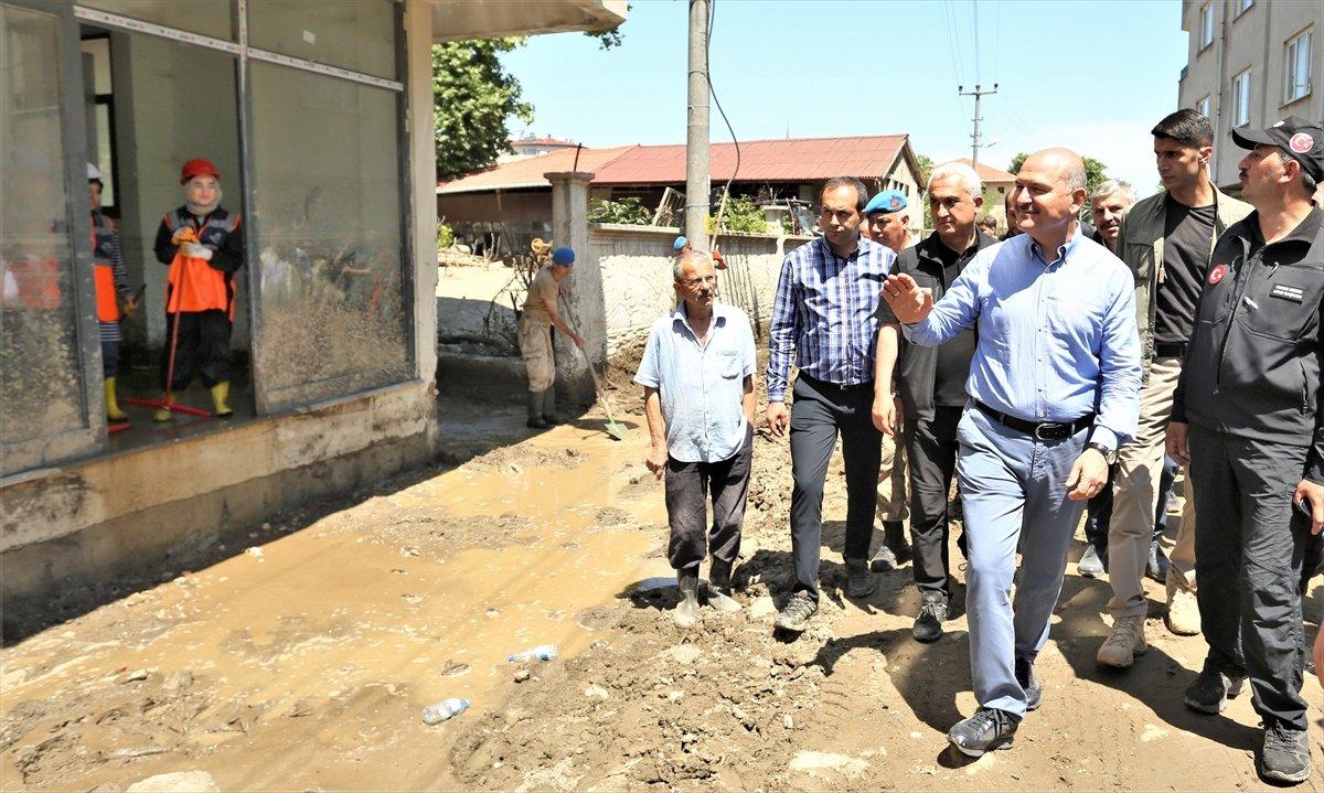 Süleyman Soylu, Kastamonu'daki sel bölgesinde