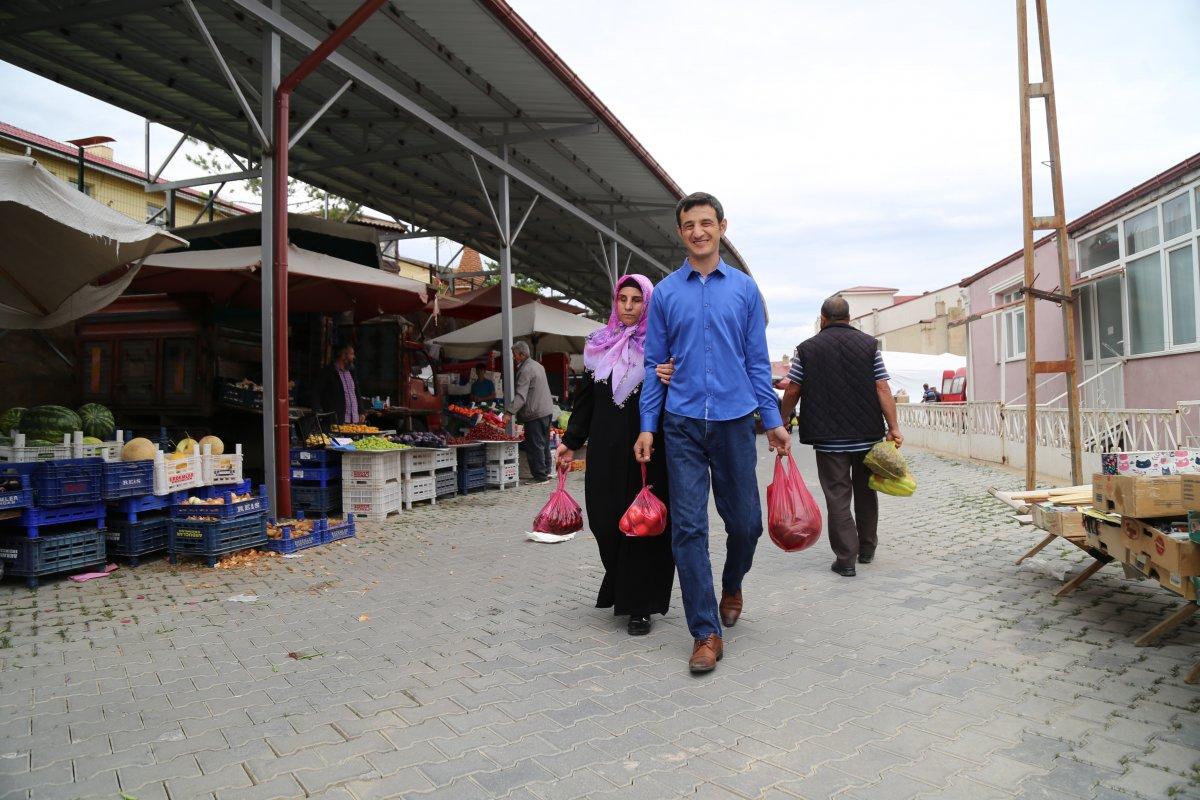 Gümüşhane'de görme engelli kadın: Ben hayata hiç küsmedim