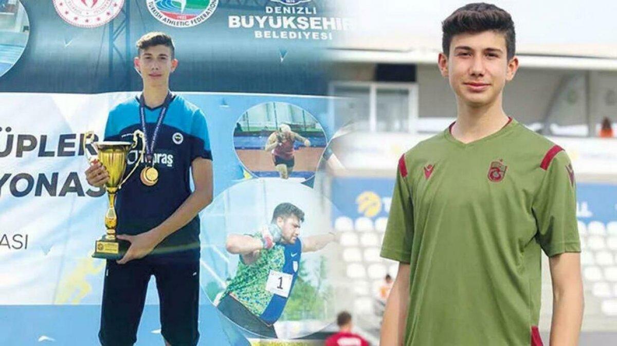 Trabzonspor U16'daki Yasir, Fenerbahçe'de atlet