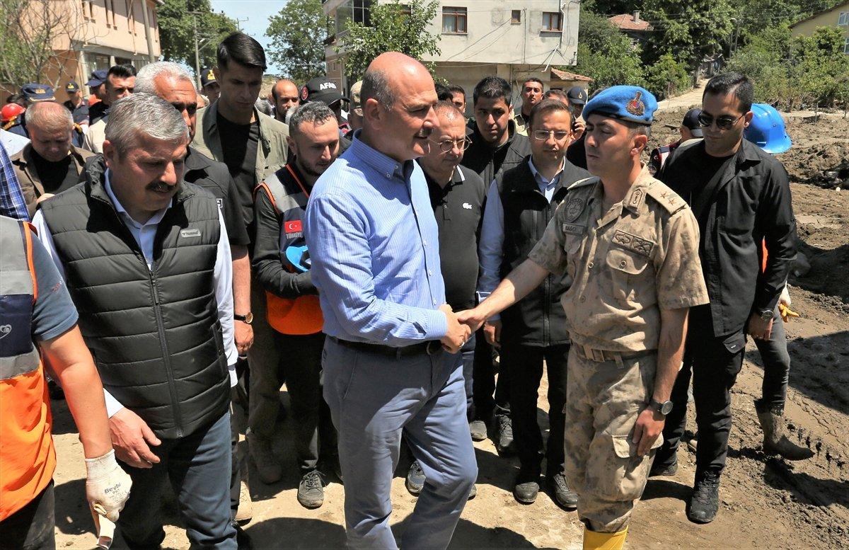 Süleyman Soylu, Kastamonu'daki sel bölgesinde