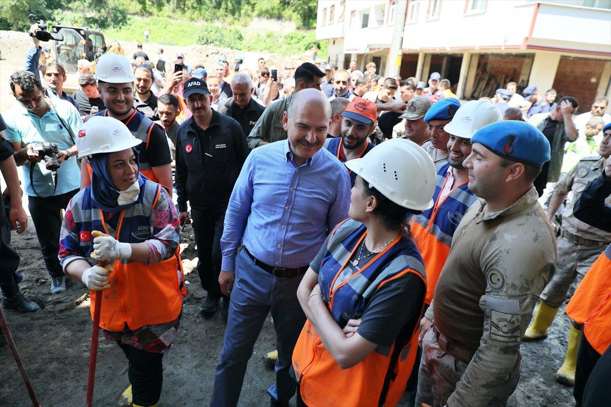 Süleyman Soylu, Kastamonu'daki sel bölgesinde