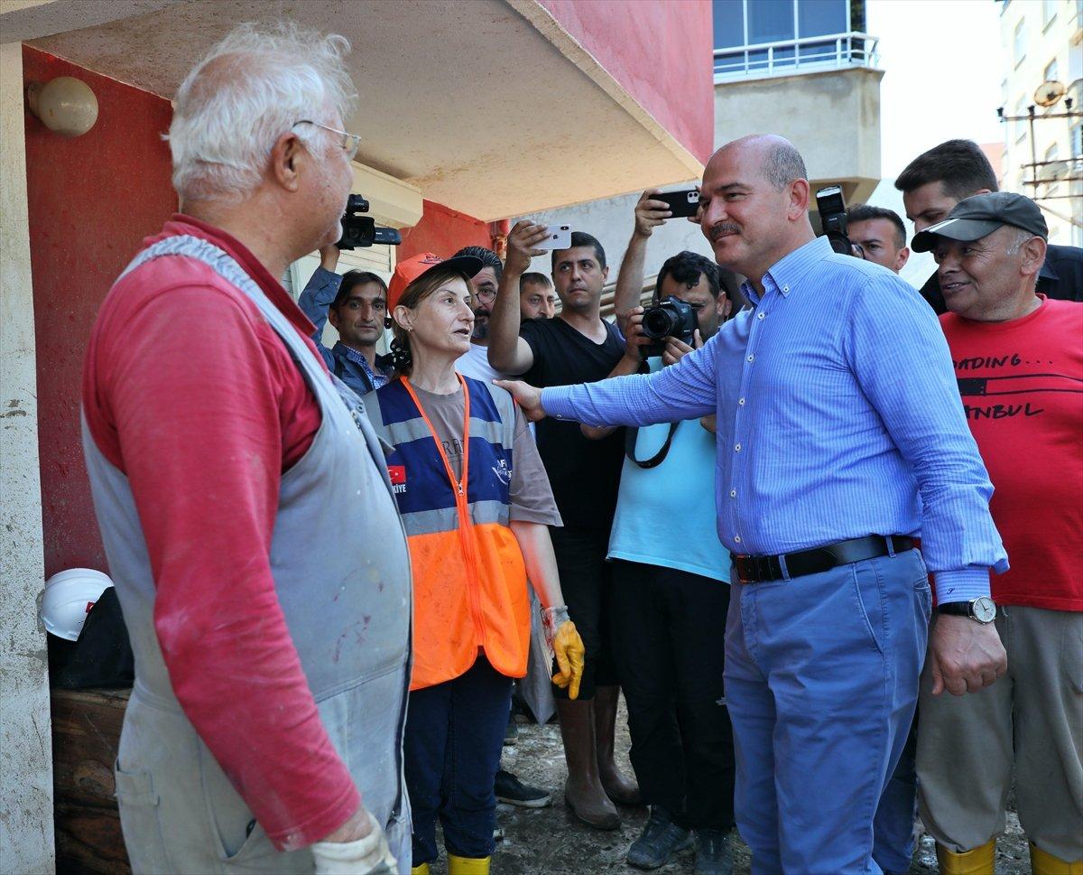 Süleyman Soylu, Kastamonu'daki sel bölgesinde
