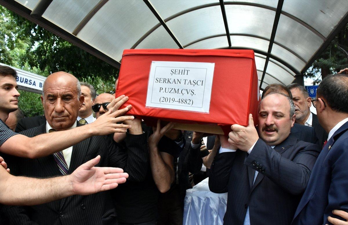 Şehit Piyade Uzman Çavuş Serkan Taşcı, Bursa'da toprağa verildi