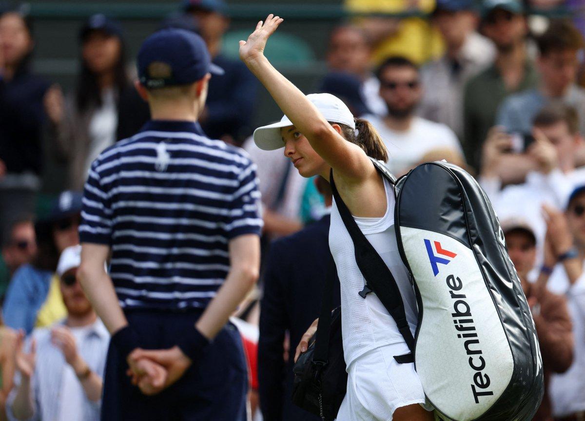 Dünya 1 numarası Iga Swiatek, Wimbledon'a veda etti
