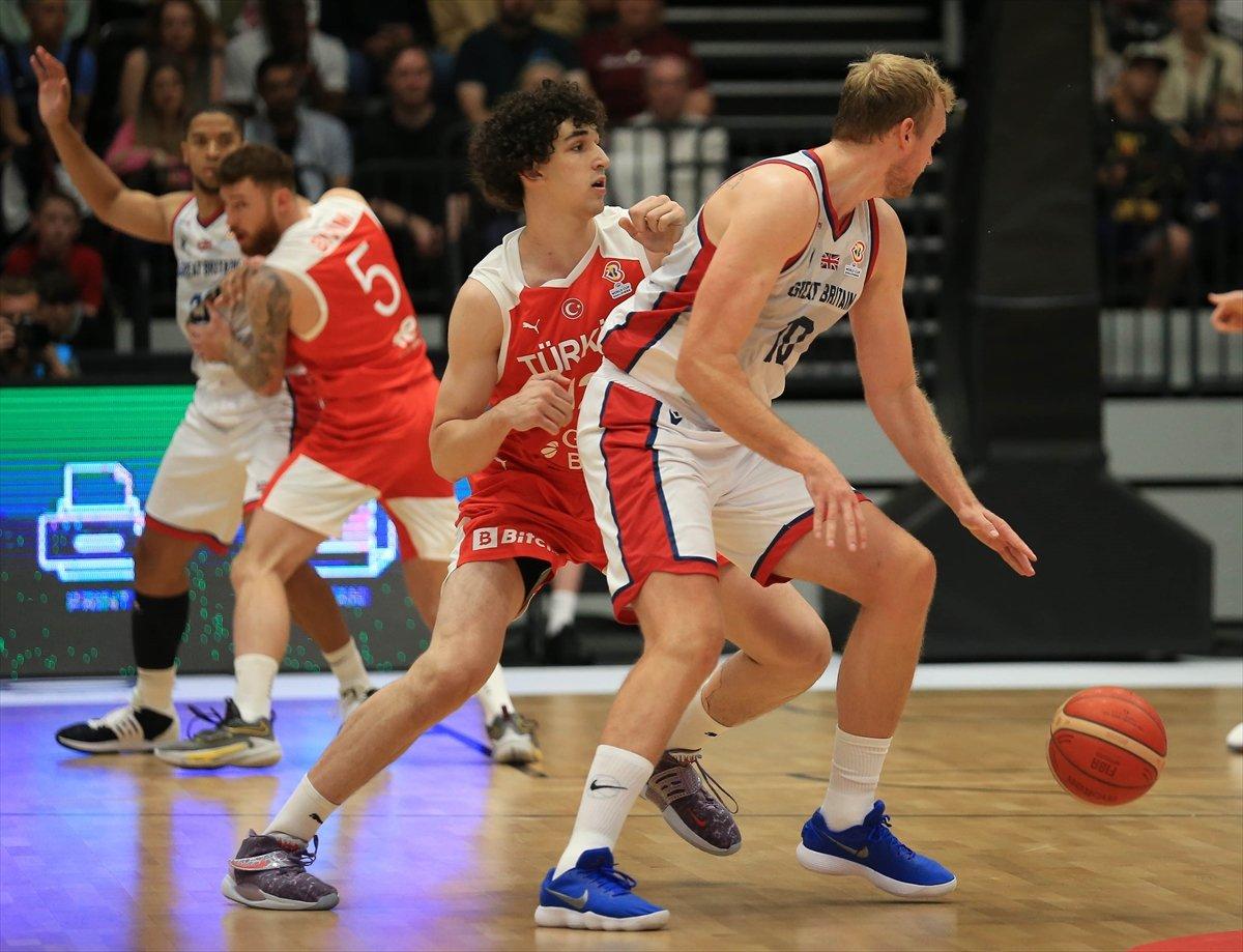 FIBA Dünya Kupası Avrupa Elemeleri'nde Türkiye, Büyük Britanya'yı evinde devirdi