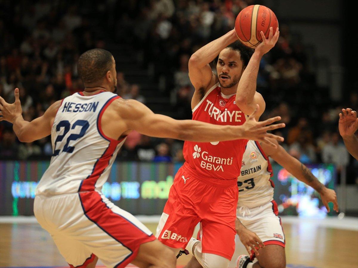 FIBA Dünya Kupası Avrupa Elemeleri'nde Türkiye, Büyük Britanya'yı evinde devirdi